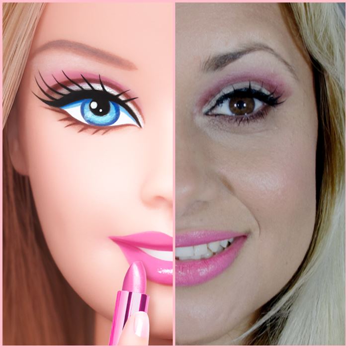 Makeup Inspirado na barbie