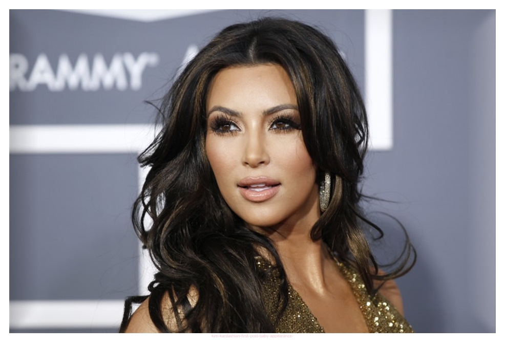 Makeup estilo Kim Kardahian kim-kardashian-first-post-baby-appearance--horz